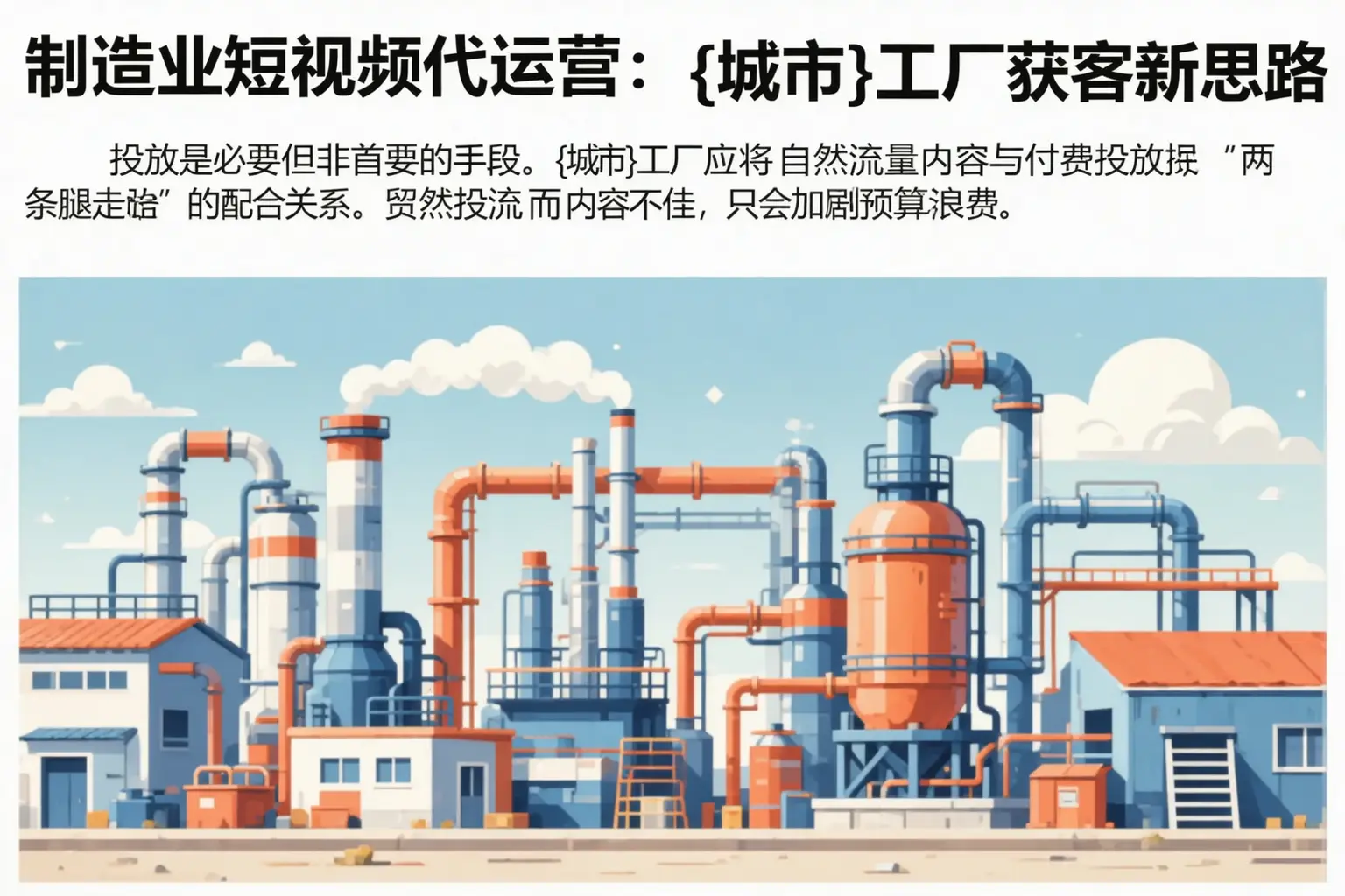 制造业短视频代运营：阿里工厂获客新思路