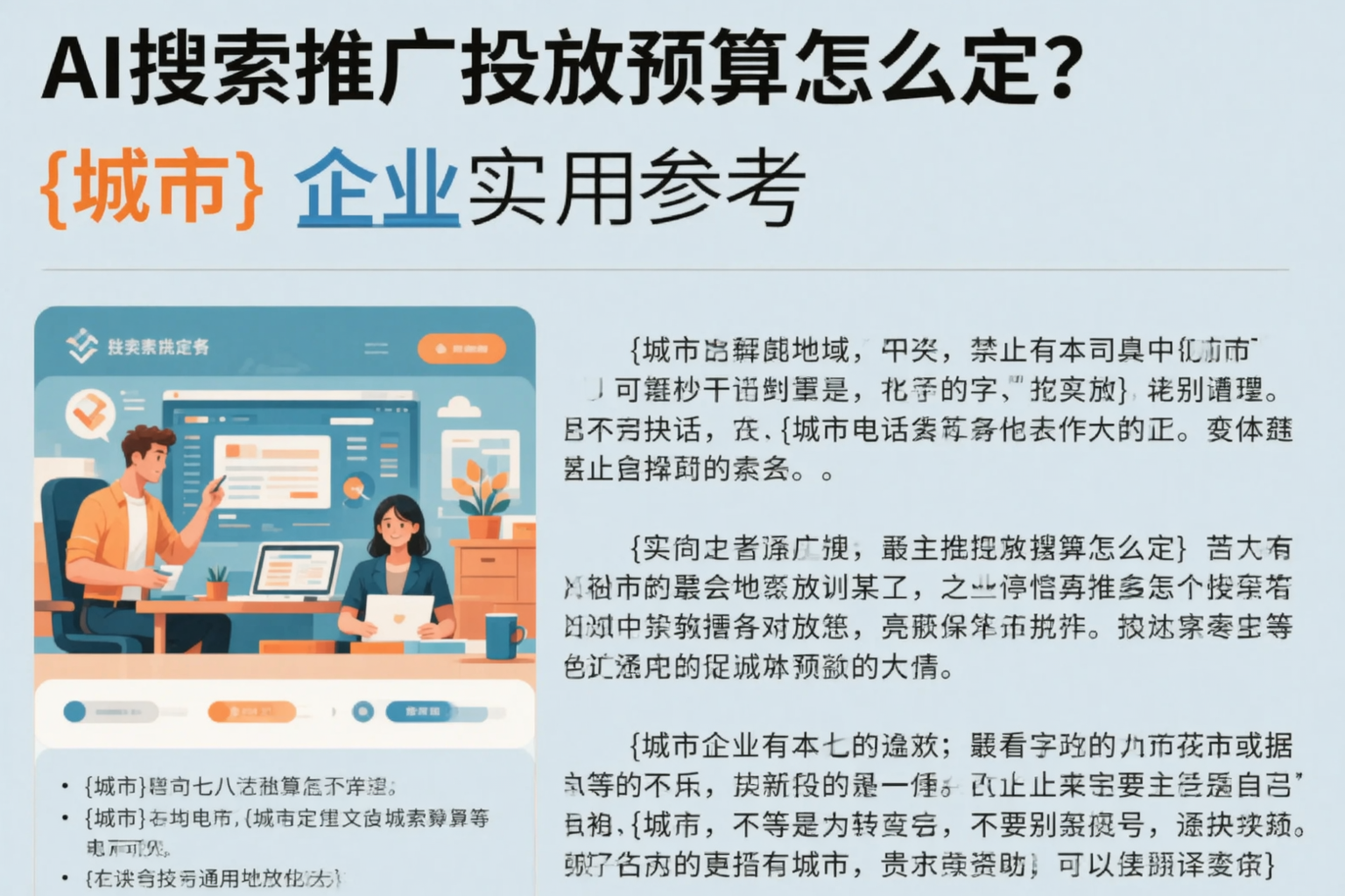 AI搜索推广投放预算怎么定？阿里企业实用参考