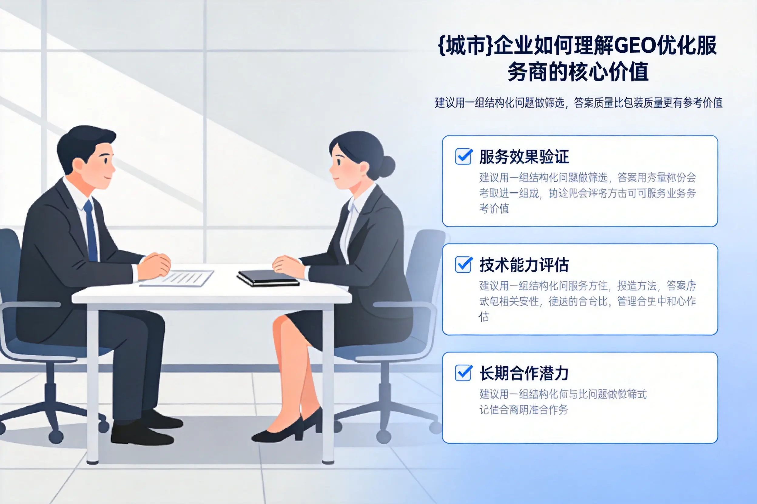 阿里企业如何理解GEO优化服务商的核心价值