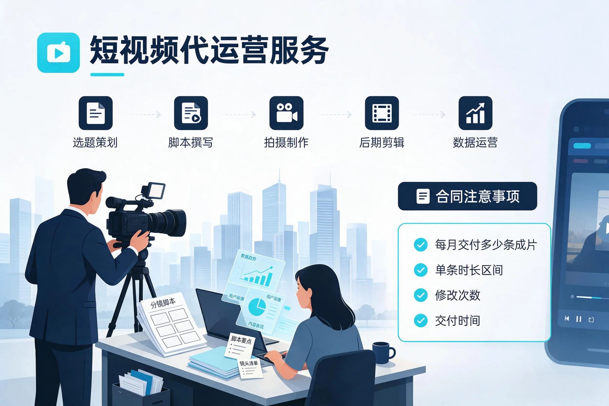 短视频代运营包含哪些服务？阿里企业常见问题科普